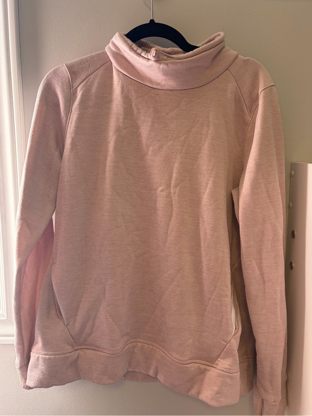 Baby Pink High neck sweatshirt